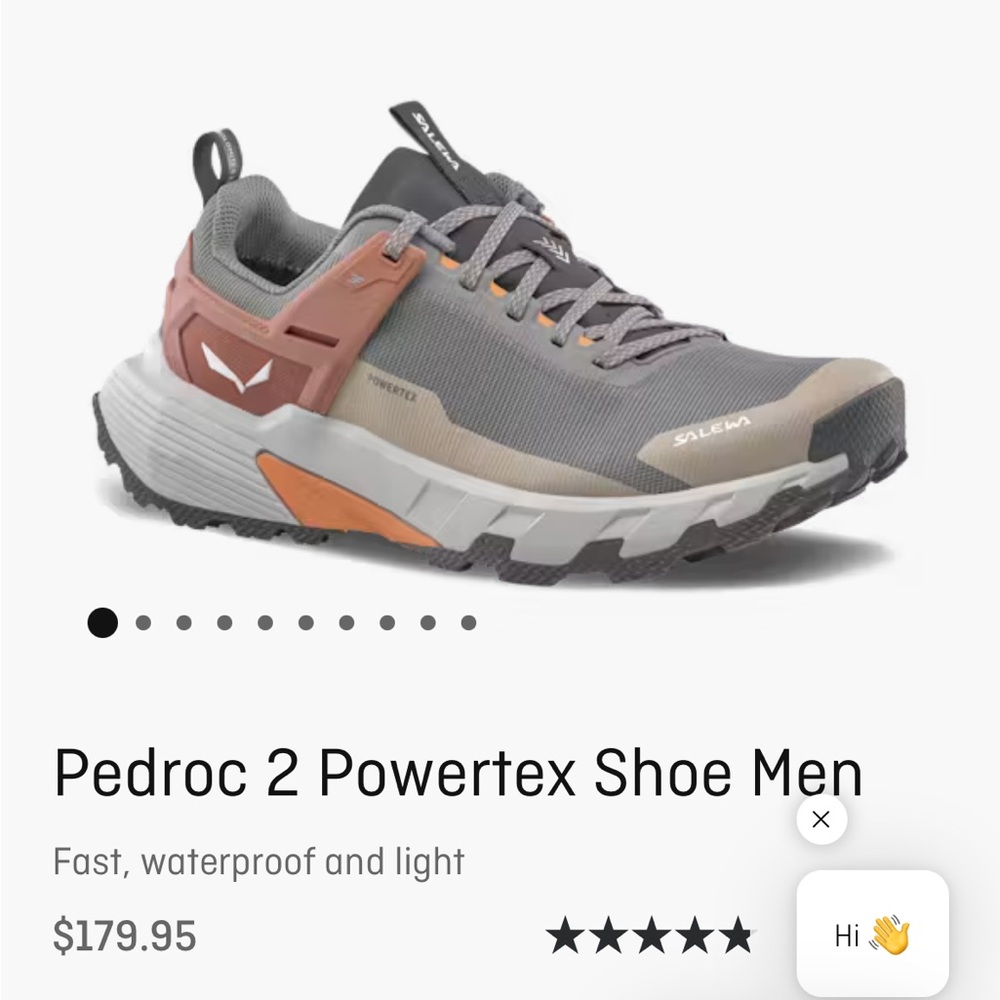 Salewa Men's Pedroc 2 PTX M Athletic Shoes - Bungee Cord and Quicksand